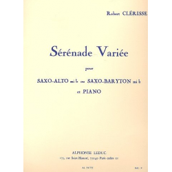 Sérénade variée : pour saxophone alto - Robert Clerisse