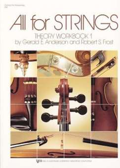Alles für Streicher Band 1 / All For Strings vol.1 - Theorie Arbeitsheft / Theory Workbook (english) FS + Manual