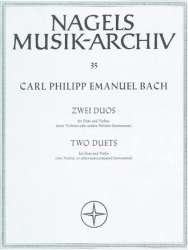 2 Duos Wq140 e-Moll und C-Dur : - Carl Philipp Emanuel Bach