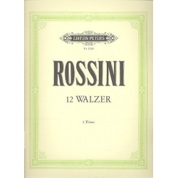12 Walzer : für 2 Flöten - Gioacchino Rossini