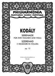 Serenade op.12 : für 2 Violinen und - Zoltán Kodály