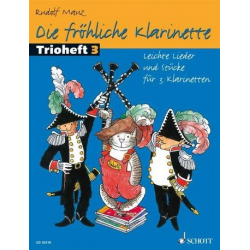Die fröhliche Klarinette Band 3 - Trioheft - Rudolf Mauz
