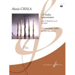 12 Études concertantes (+CD) : - Alexis Ciesla