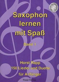 Saxophon lernen mit Spaß Band 1