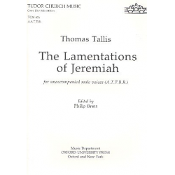 Lamentation of Jeremiah : for - Thomas Tallis