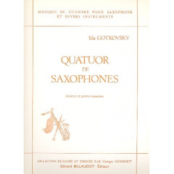 Quatuor de saxophones : pour - Ida Gotkovsky