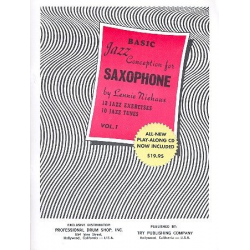 Basic Jazz Conception for Saxophone Vol. 1 - Lennie Niehaus