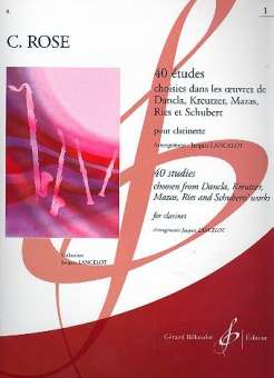 40 etudes vol.1 (nos.1-20) : pour clarinette