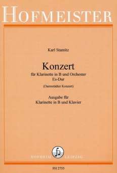 Konzert für Klarinette in B und Orchester Es-Dur (Klavierauszug)