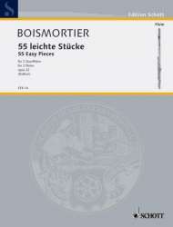55 leichte Stücke für 2 Flöten - in 18 Tonarten - Joseph Bodin de Boismortier