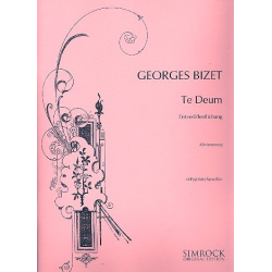 Te Deum : für Soli, - Georges Bizet