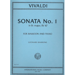 Sonata No. 1 in B flat Major - Fagott und Klavier - Antonio Vivaldi