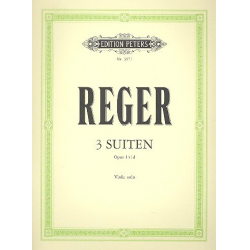 3 Suiten op.131d : für Viola - Max Reger