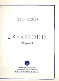 Rhapsodie Nr.2 : für Salonorchester