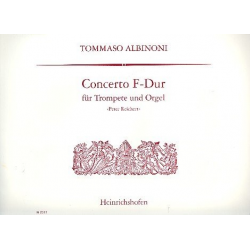 Concerto F-Dur : für Trompete und - Tomaso Albinoni