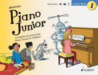 Piano junior - Lesson Book vol.1 (+Online Audio Download) : - Hans-Günter Heumann