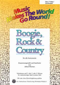 Boogie, Rock & Country - Stimme 1+2 in C - Oboe / Violine / Glockenspiel