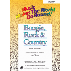 Boogie, Rock & Country - Stimme 1+2 in C - Oboe / Violine / Glockenspiel