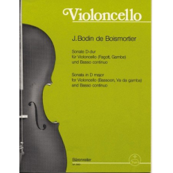 Sonate D-Dur op.50,3 : für - Joseph Bodin de Boismortier