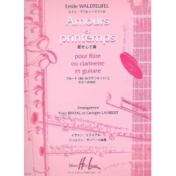 Amours et printemps : pour flûte (clarinette) - Emile Waldteufel