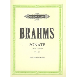 Sonate e-Moll op.38 : für - Johannes Brahms