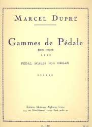 Gammes de pedales : pour orgue - Marcel Dupré