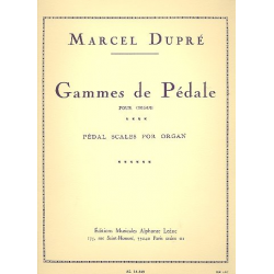 Gammes de pedales : pour orgue - Marcel Dupré