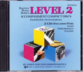 Bastien Piano Basics Begleit-Doppel CD Stufe/Level 2 - Jane and James Bastien