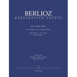 Les nuits d'été : 6 mélodies - Hector Berlioz