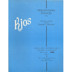 Polovetsian Dances : for alto saxophone and - Alexander Porfiryevich Borodin