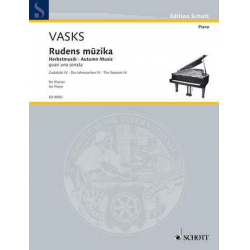 Rudens muzika : für Klavier - Peteris Vasks