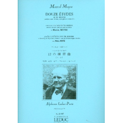12 études de Boehm : pour flûte - Marcel Moyse
