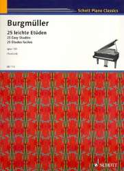 25 leichte Etüden op. 100 für Klavier - Friedrich Burgmüller