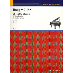 25 leichte Etüden op. 100 für Klavier - Friedrich Burgmüller