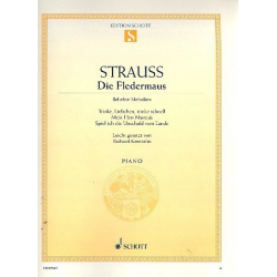 Die Fledermaus : Beliebte Melodien - Johann Strauß / Strauss (Sohn) / Arr. Richard Krentzlin