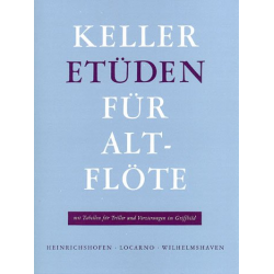 Etüden : für Altblockflöte - Gertrud Keller