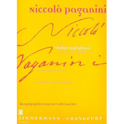 6 Sonaten op.2 : für Violine und Gitarre - Niccolo Paganini