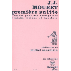 Suitte no.1 : pour trompettes, timbales, - Jean-Joseph Mouret
