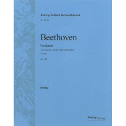 Fantasie c-Moll op.80 : für - Ludwig van Beethoven