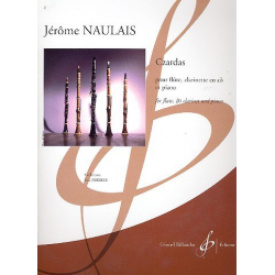Czardas : pour flute, clarinette et piano - Jérôme Naulais