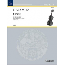 Sonate B-Dur : für Viola und Klavier - Carl Stamitz
