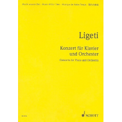 Konzert : für Klavier und Orchester - György Ligeti