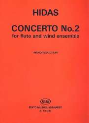Concerto no.2 for flute and wind ensemble : - Frigyes Hidas