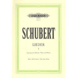 Lieder Band 1 : für Gesang (sehr tief) - Franz Schubert