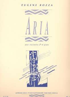 Aria pour clarinette et piano
