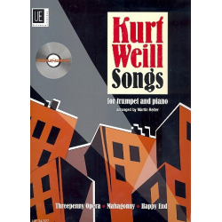 Songs (+CD) : für Trompete und Klavier - Kurt Weill