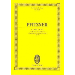 Konzert Es-Dur op.31 : - Hans Pfitzner