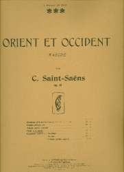 Orient et occident op.25 pour piano à 4 mains - Camille Saint-Saens