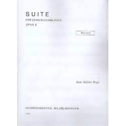 Suite op.8 : für 10 Blechbläser - Hans Melchior Brugk