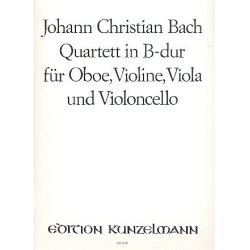 Quartett B-Dur : für Oboe, Violine, - Johann Christian Bach